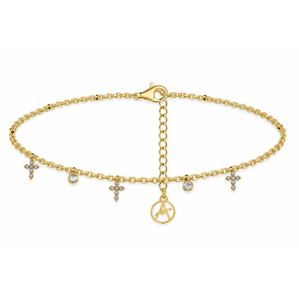 Bracelet Croix Multiple à Breloques