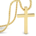 Collier croix homme or
