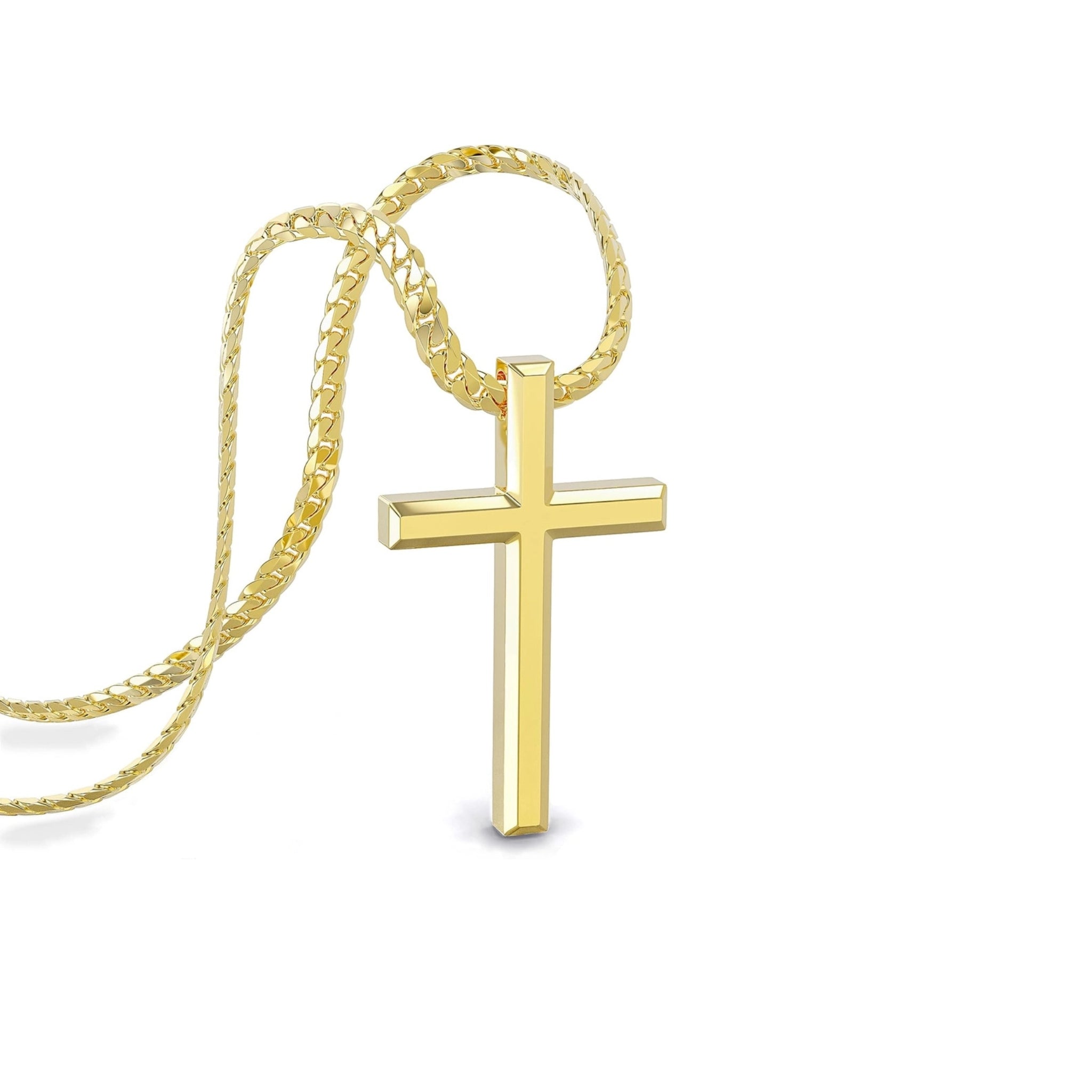 Collier croix Homme - Acier inoxydable - Bijoux Croix 