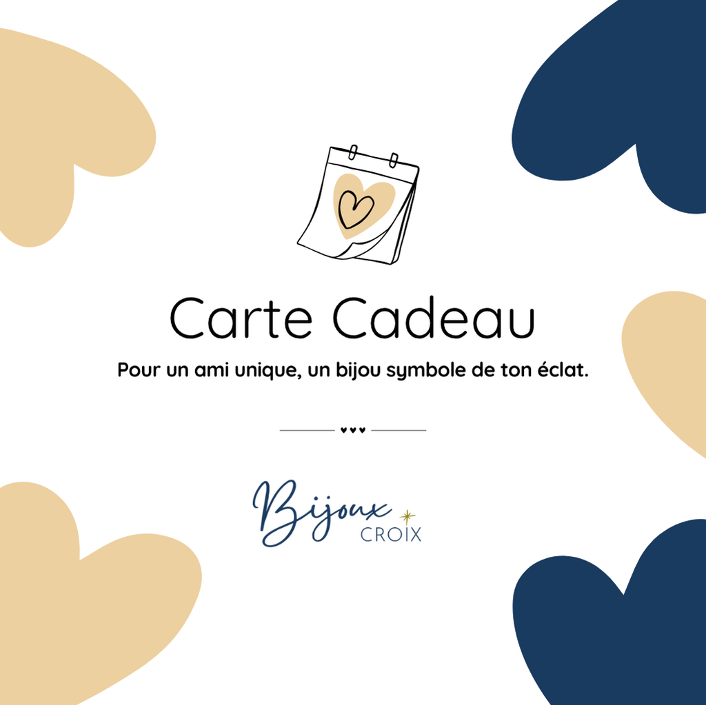 Carte Cadeau Bijoux Croix – Le cadeau qui a toujours du sens
