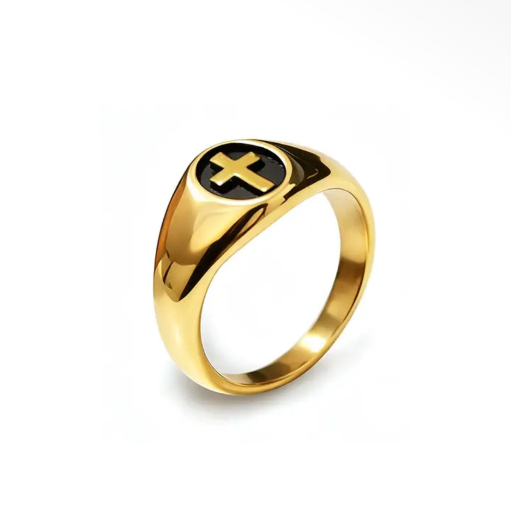 Chevalière Croix Noire