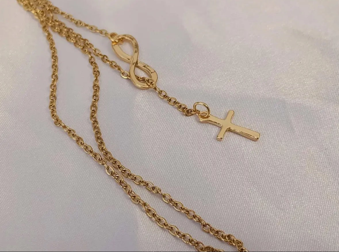Collier "Amour Infini" | Croix & Éternité