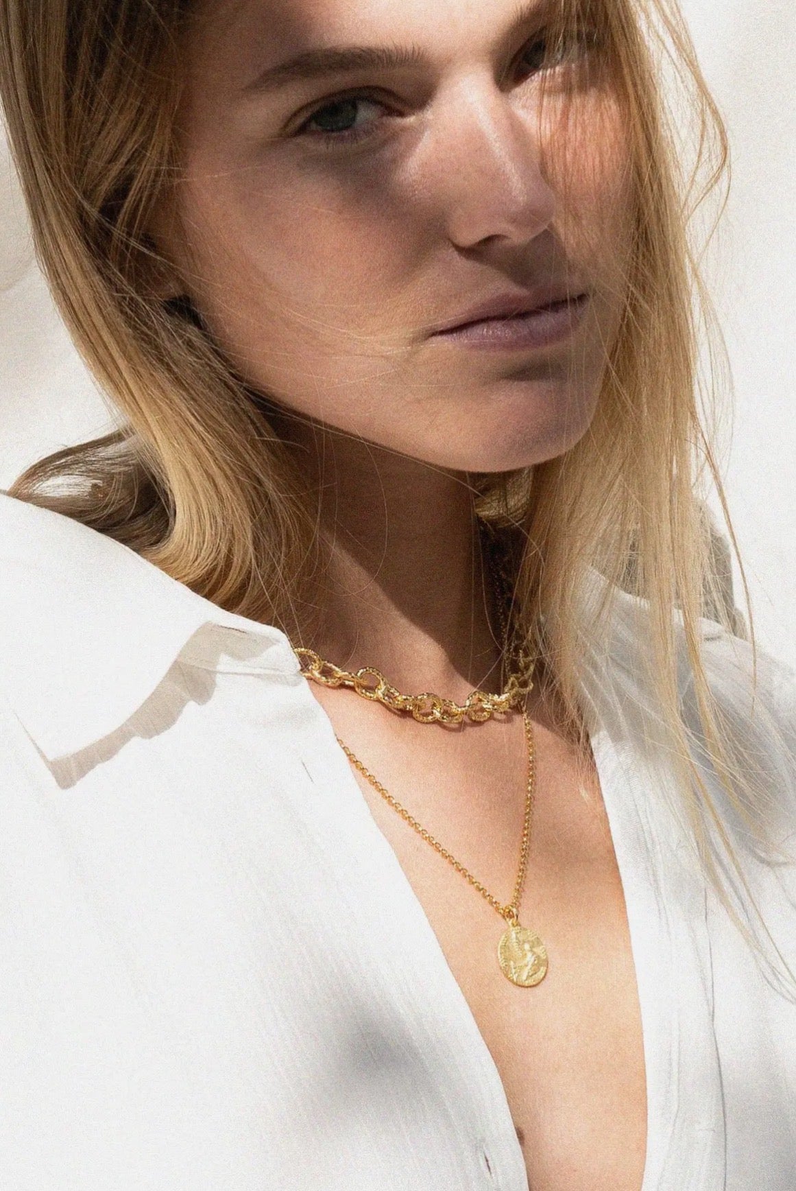 Collier Colombe - Or 24 carats