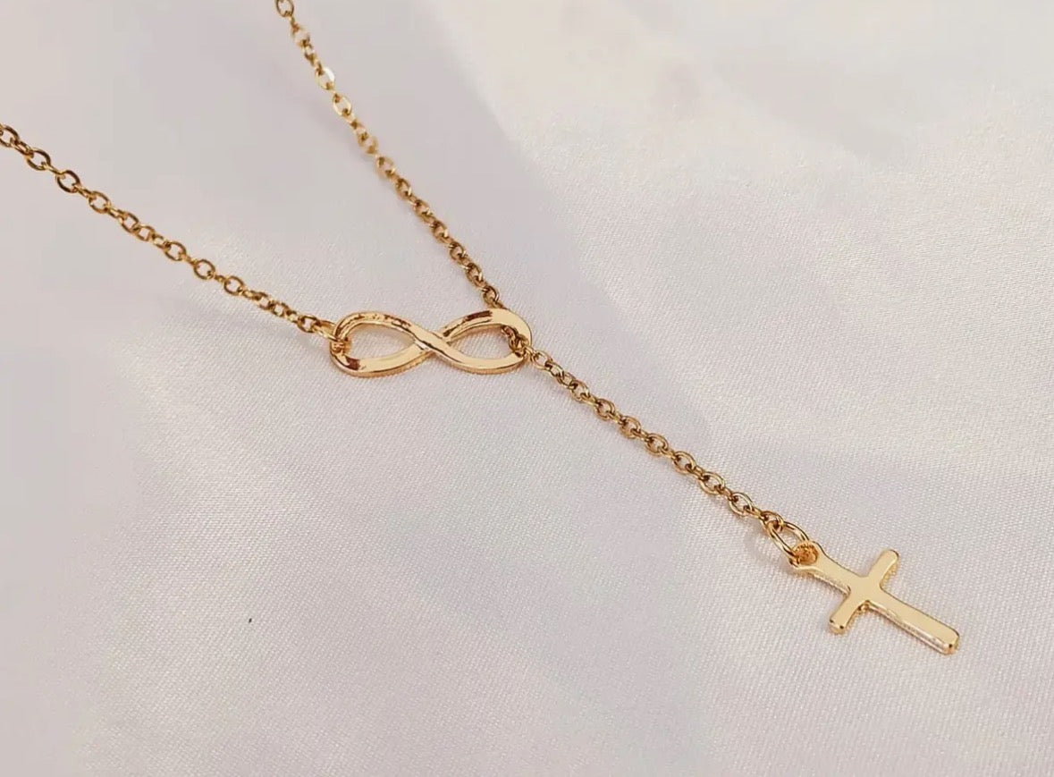 Collier "Amour Infini" | Croix & Éternité