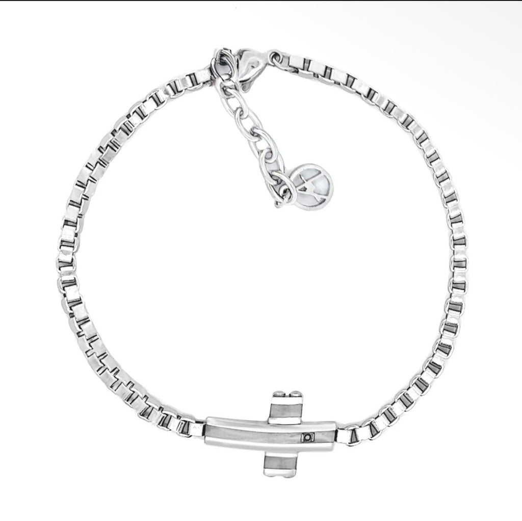 Bracelet Croix Homme – Acier