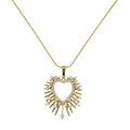 Collier Rayons d’amour - acier inoxydable - Bijoux Croix 