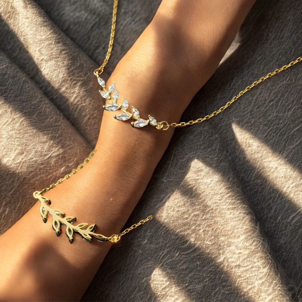 Colliers Rameaux de Saule Argent 