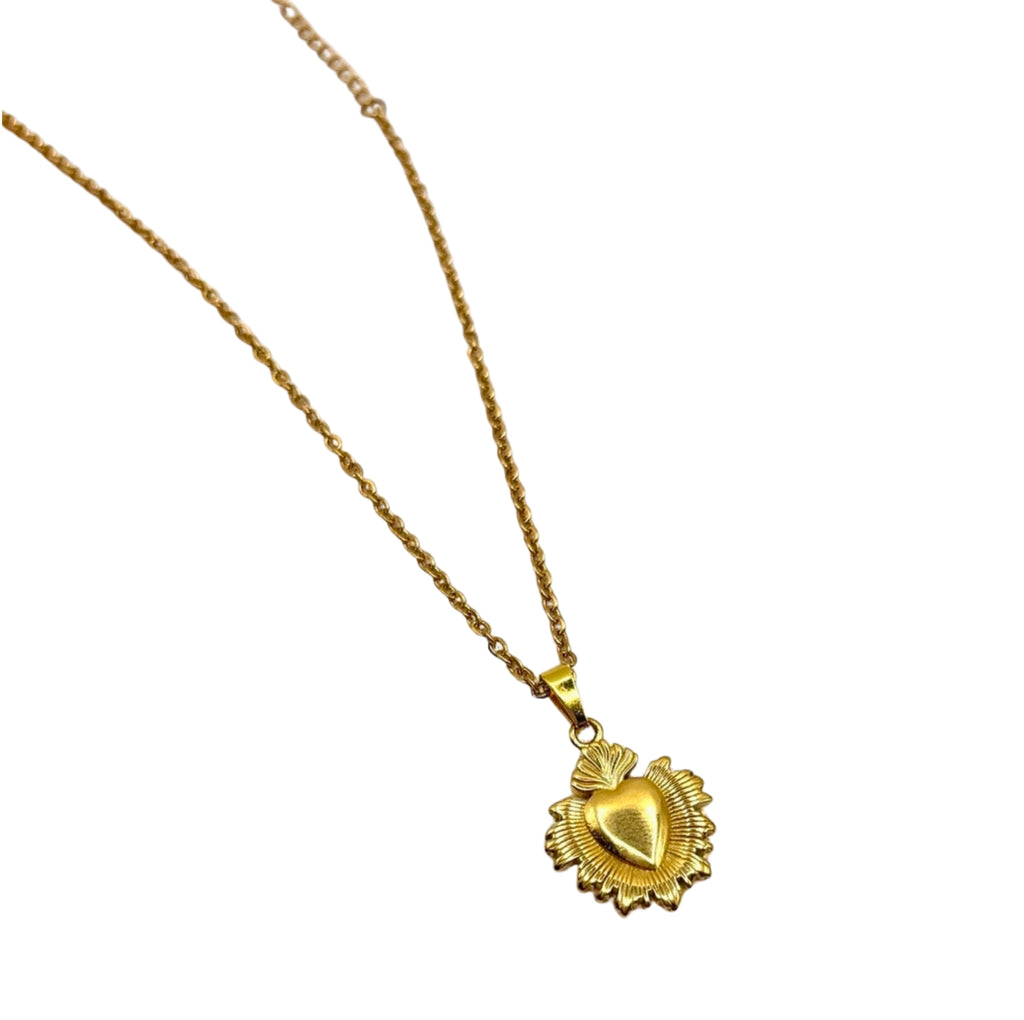 Collier Sacré-Cœur Doré