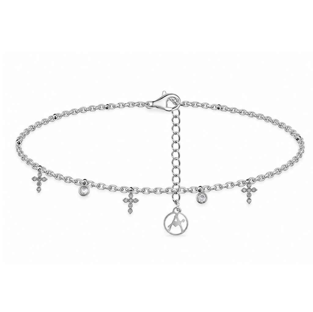 Bracelet Croix Multiple à Breloques