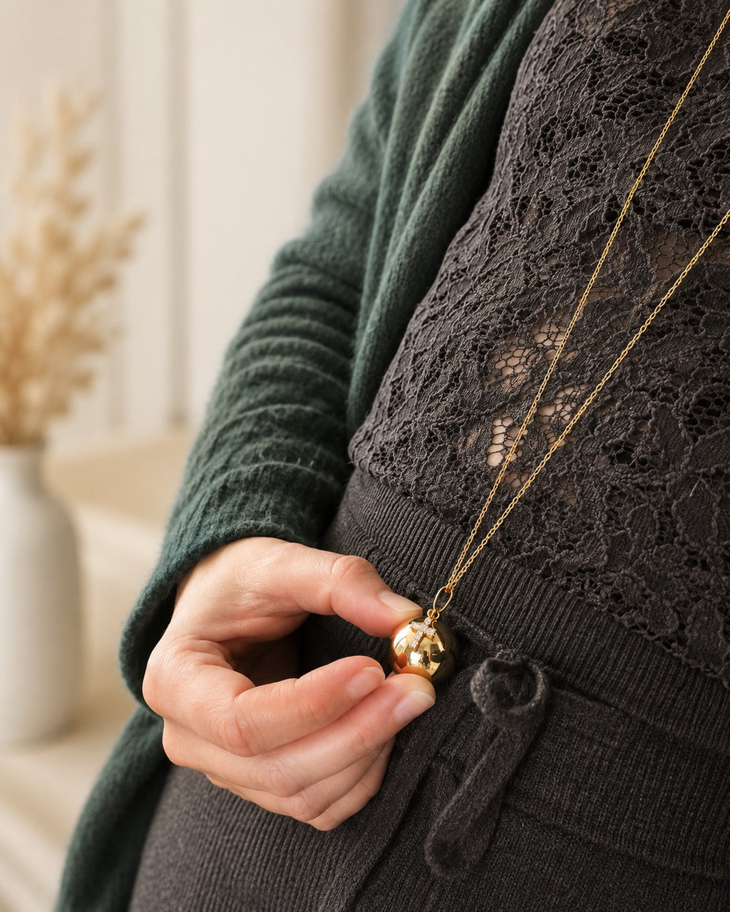 Bola de grossesse Croix Chrétienne - Bijoux Croix 