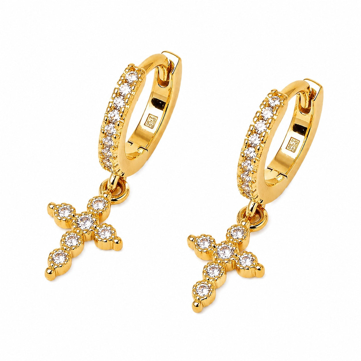 Créoles Gabriel - Plaqué Or 18K