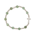 Bracelet Croix Aventurine Véritable