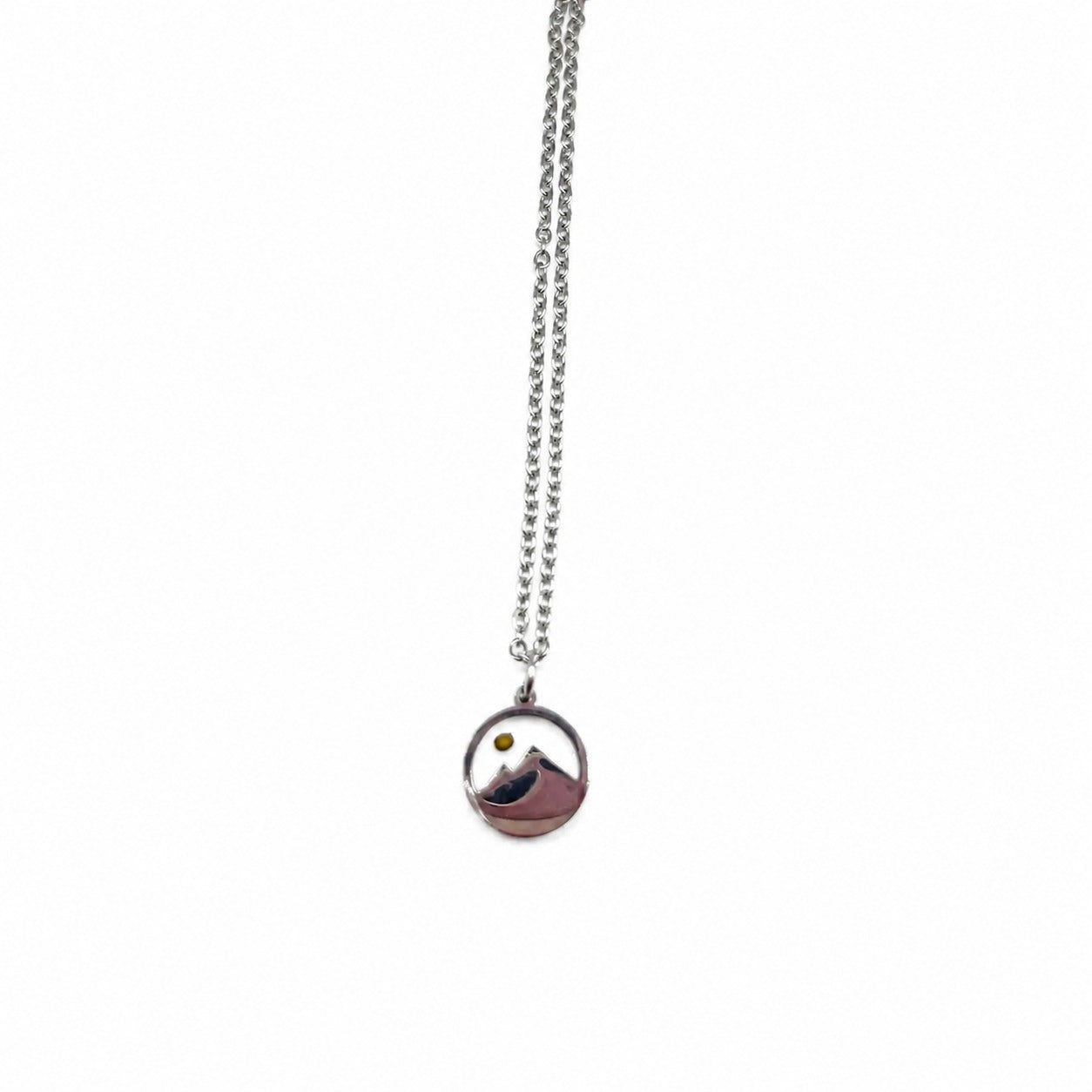 Collana con semi di senape - Acciaio inossidabile