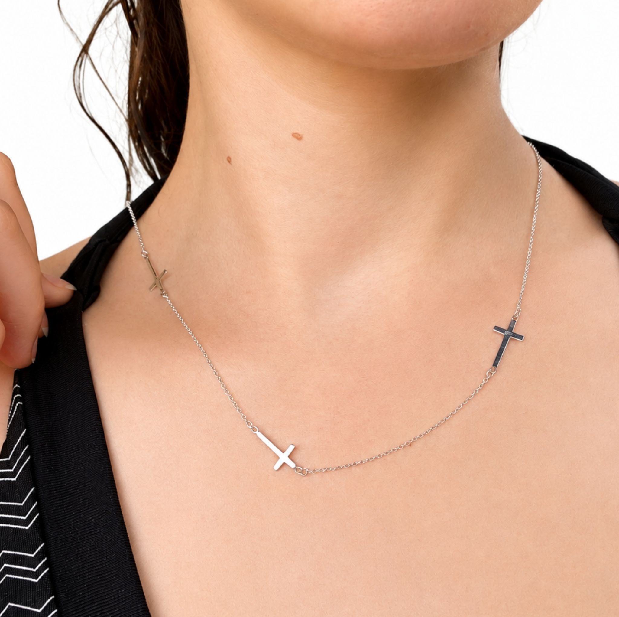 Collier trois croix
