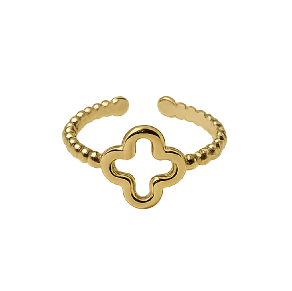 Bague Béthanie – Croix Grecque Dorée - Bijoux Croix