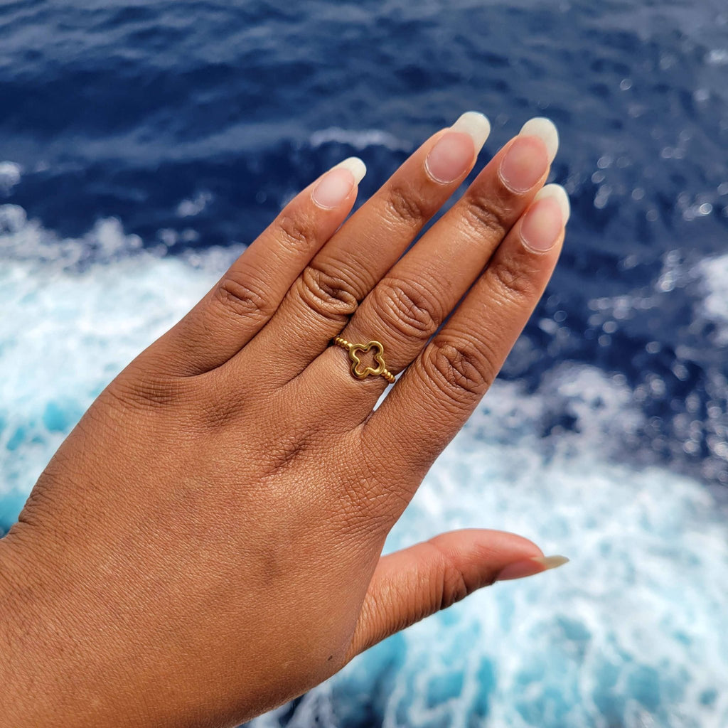 Bague Béthanie – Croix Grecque Dorée - Bijoux Croix