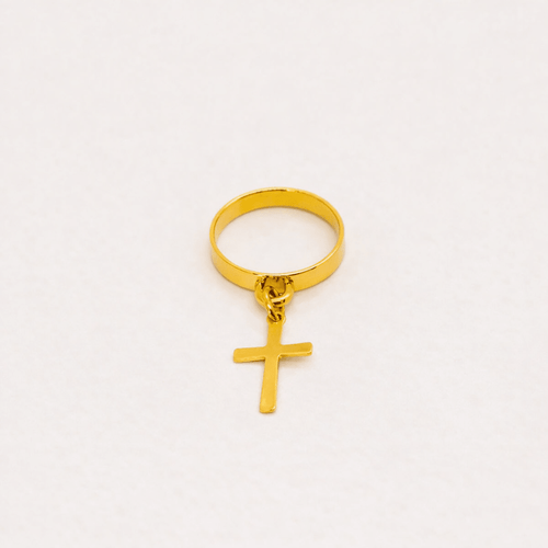 Bague Breloque Croix - Bijoux Croix