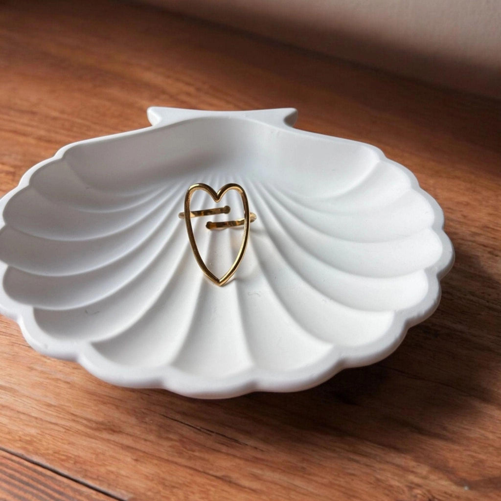 Bague Cantique des Cantiques - Acier inoxydable Plaqué Or - Bijoux Croix