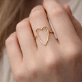Anillo Cantique de los Cantiques - Acero inoxidabel Chapado Oro - Bijoux Cruz