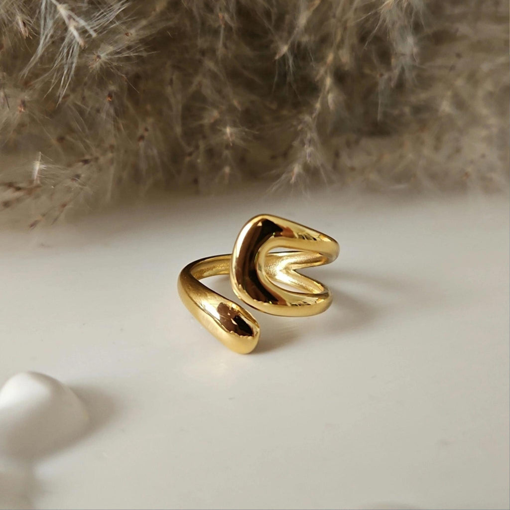 Bague chemin de foi - Acier inoxydable - Bijoux Croix