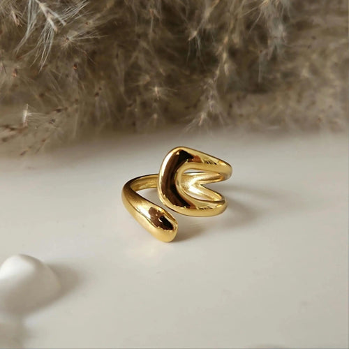 Bague chemin de foi - Acier inoxydable - Bijoux Croix