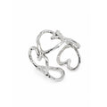 Bague Cœurs Martelés - Bijoux Croix