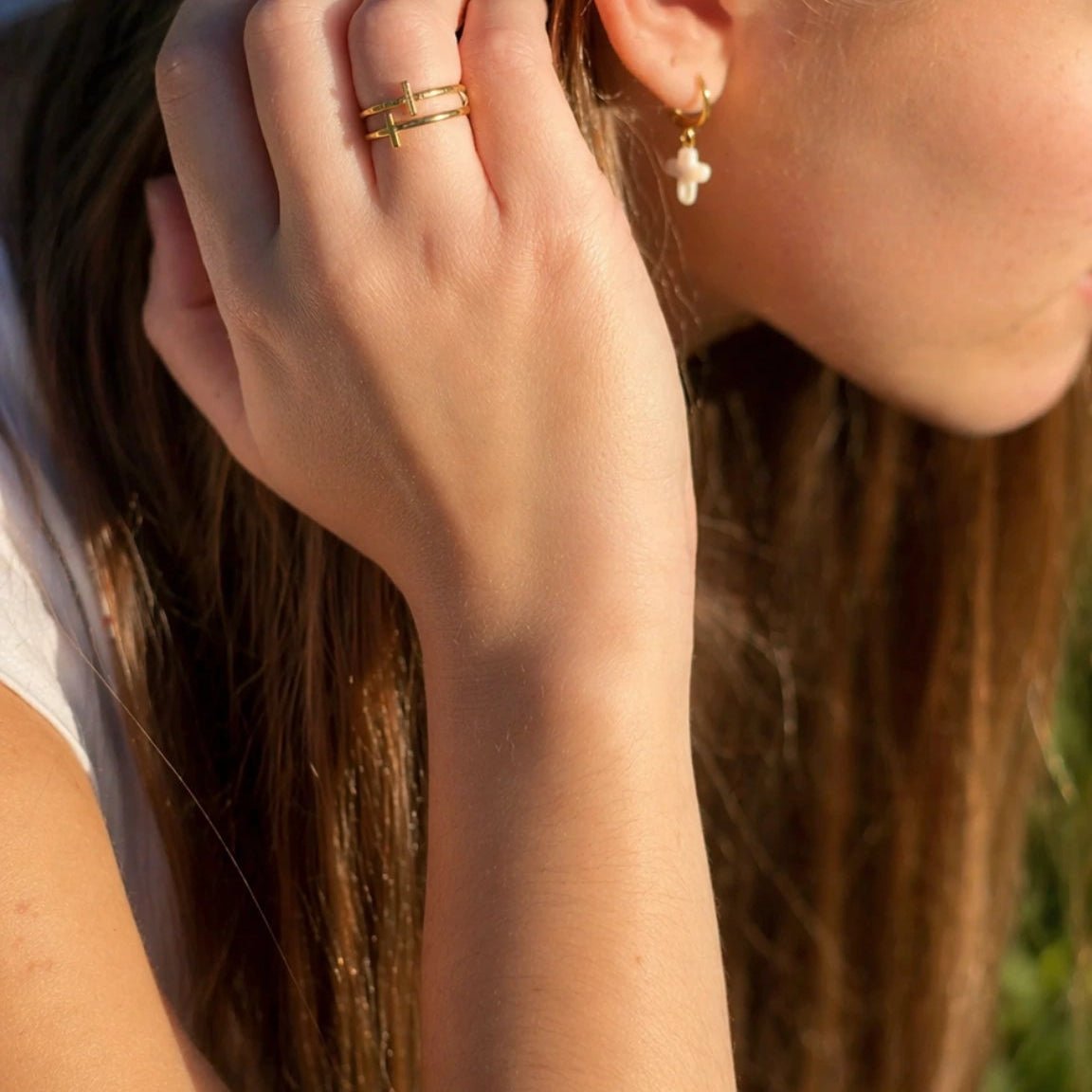 Bague Croix Anaëlle - Bijoux Croix