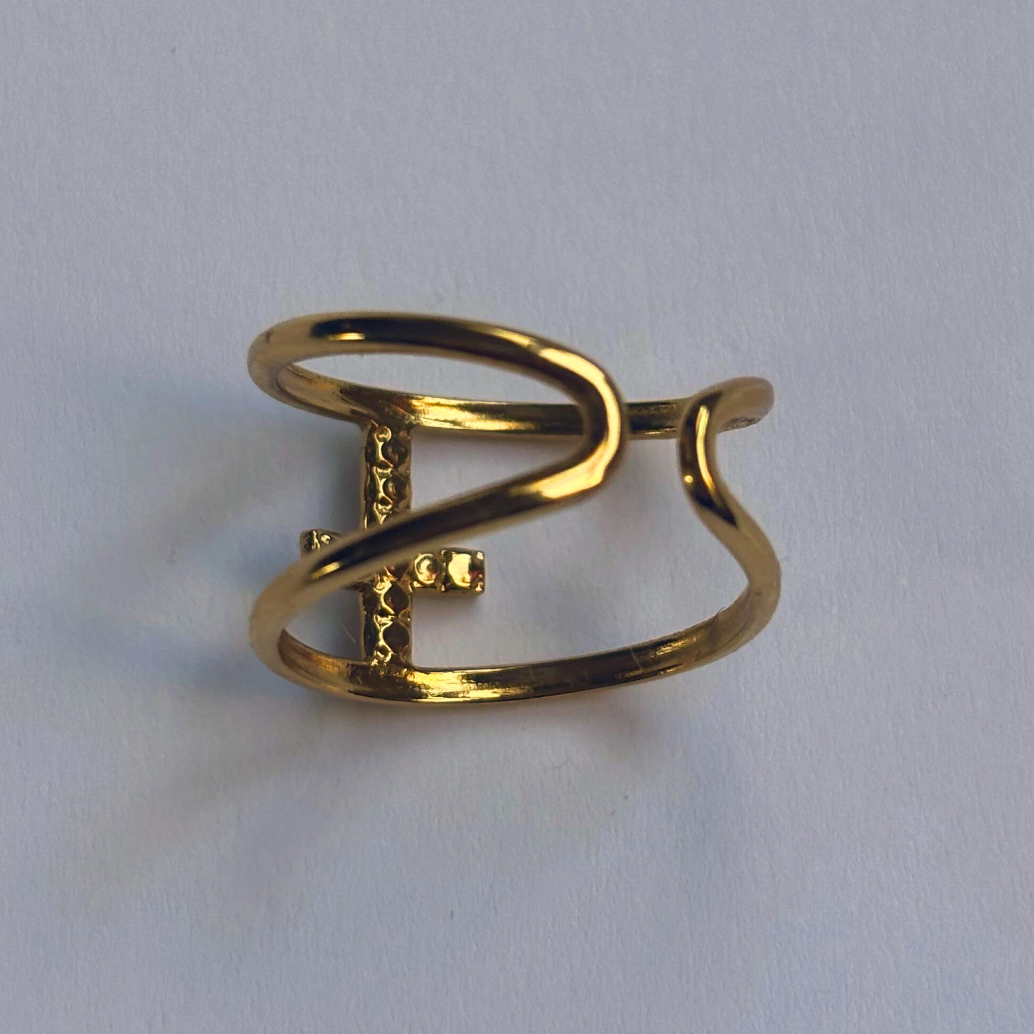 Bague Croix Élia - Acier Inoxydable - Bijoux Croix