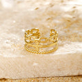 Bague Croix Multi-Anneaux - Bijoux Croix