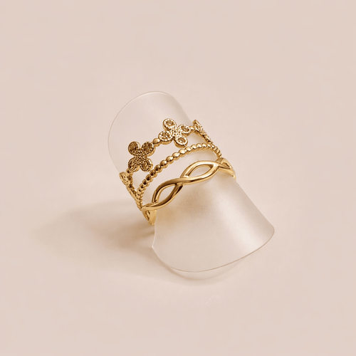 Bague Ichtus - acier inoxydable - Bijoux Croix