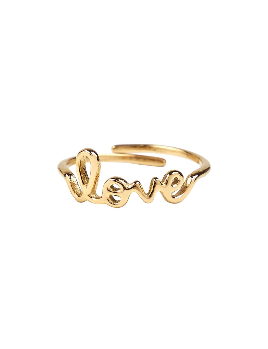 Bague Love - acier inoxydable - Bijoux Croix