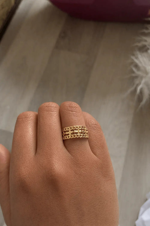 Bague Multiples Croix - Acier inoxydable - Bijoux Croix