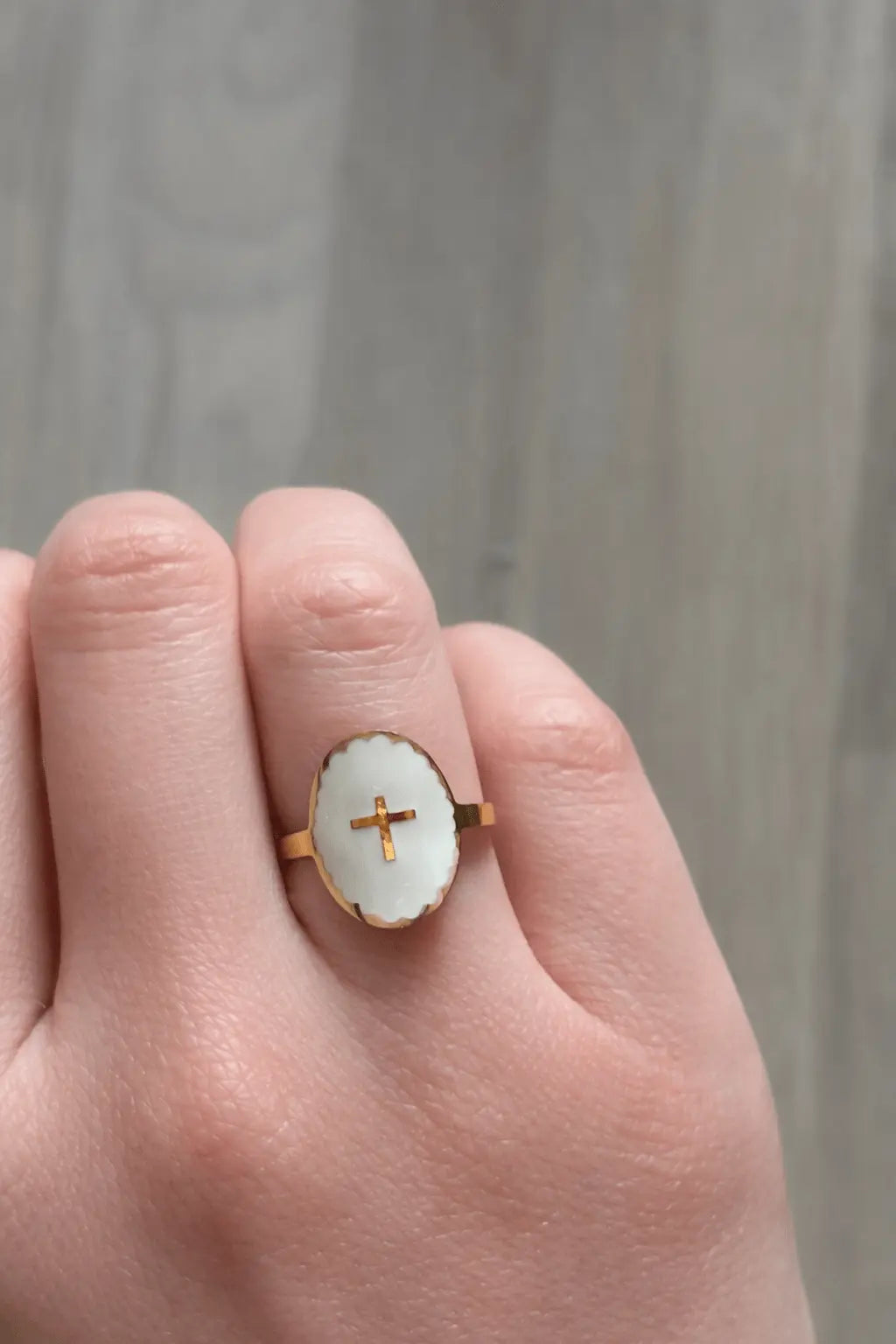 Bague Nouvelle Alliance - Acier inoxydable - Bijoux Croix