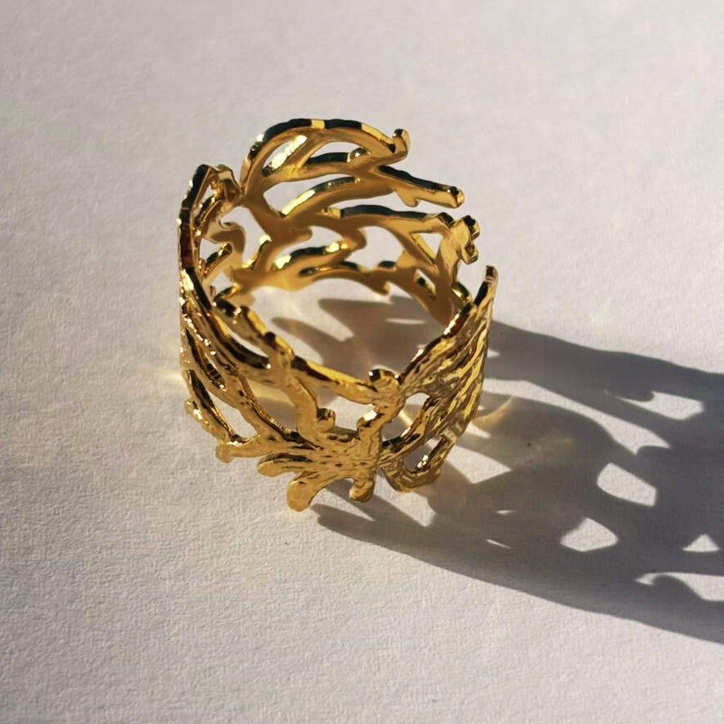 Bague Olive Acier Inoxydable - Bijoux Croix