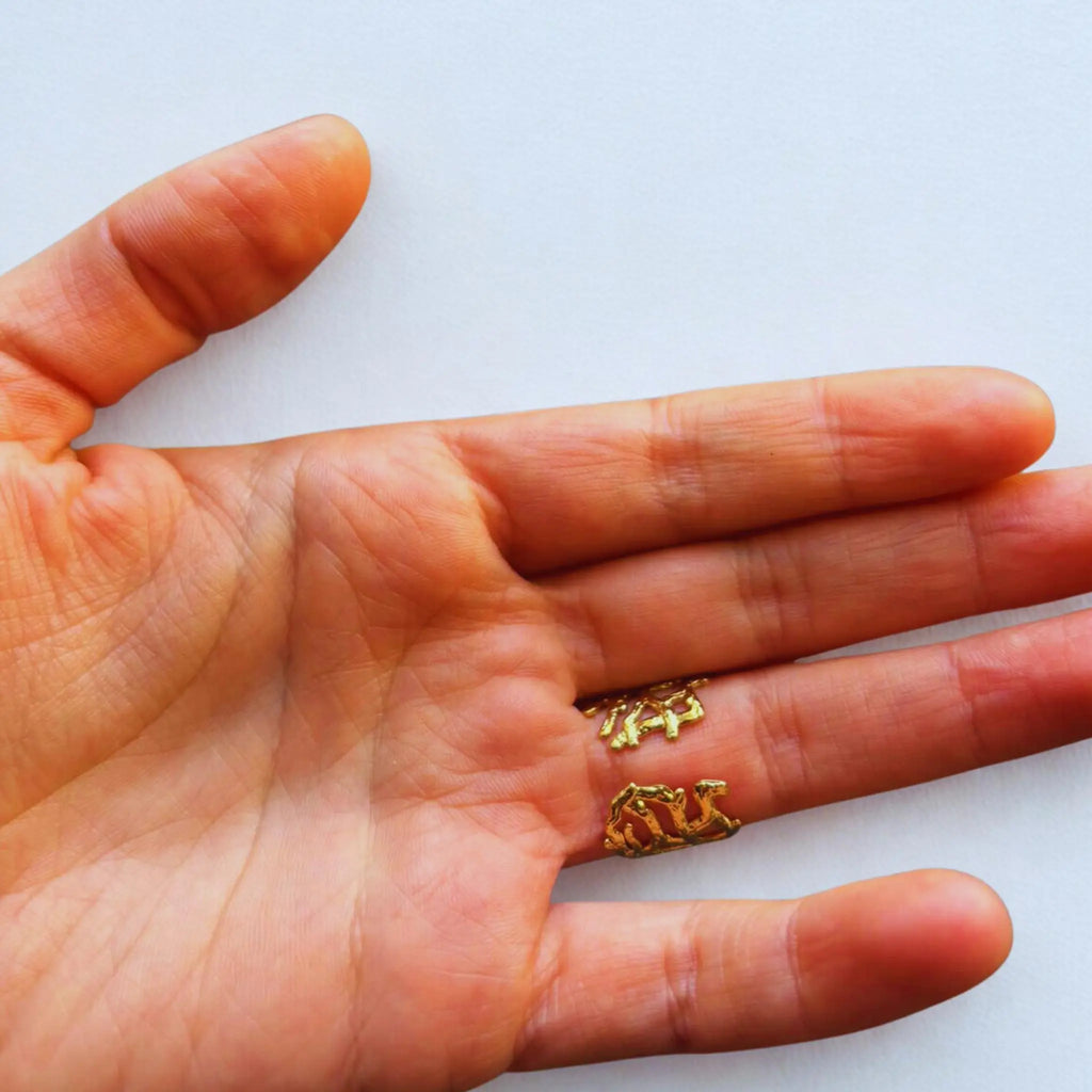 Anillo Olive Acero Inoxidabel vue de l'autre coté 