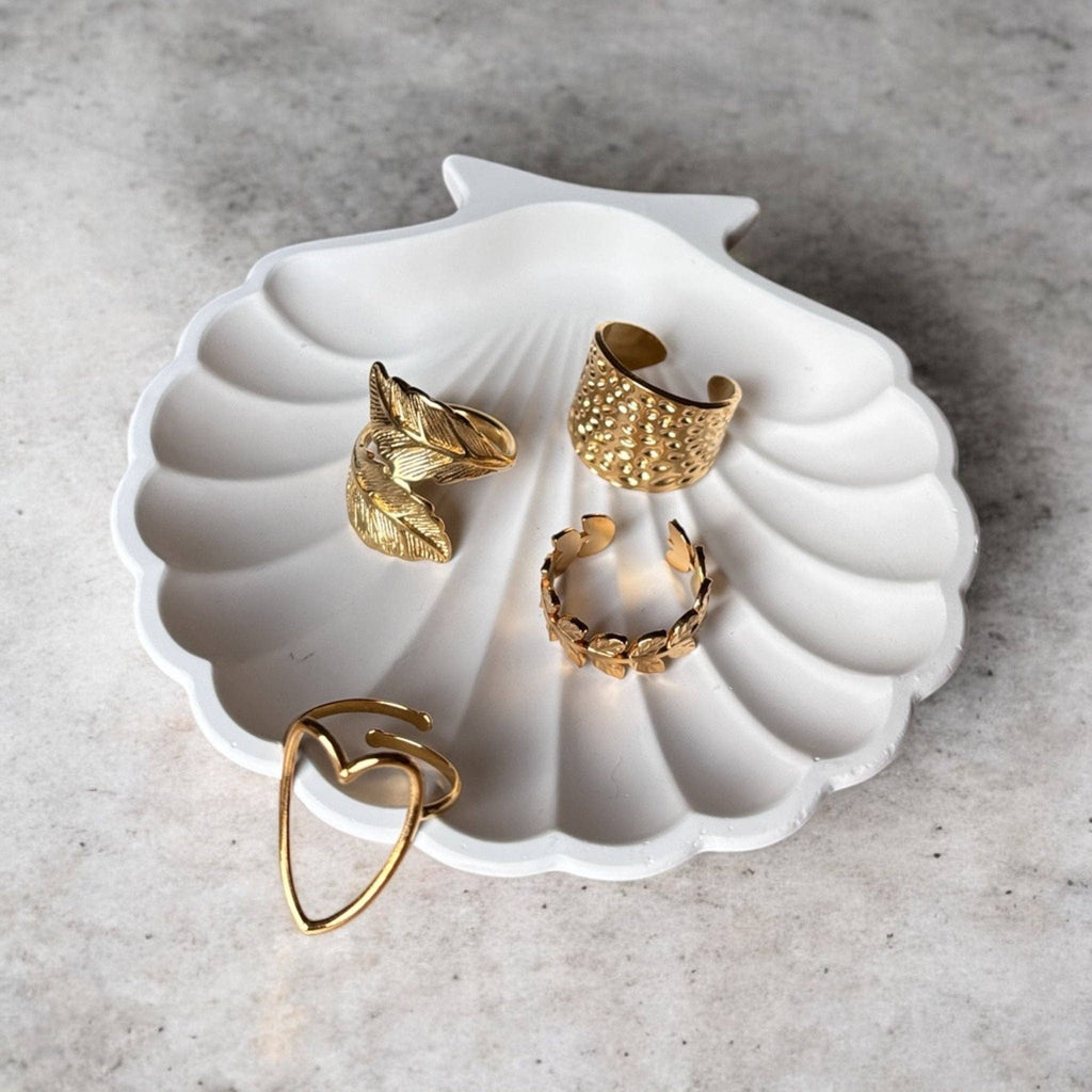 Bague Rameaux - Acier plaqué or - Bijoux Croix