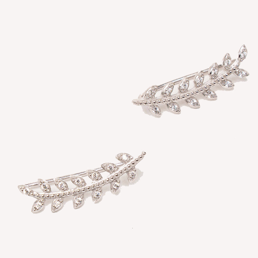 Zoom Boucles d'oreilles contours d'oreilles Épi de Blé 