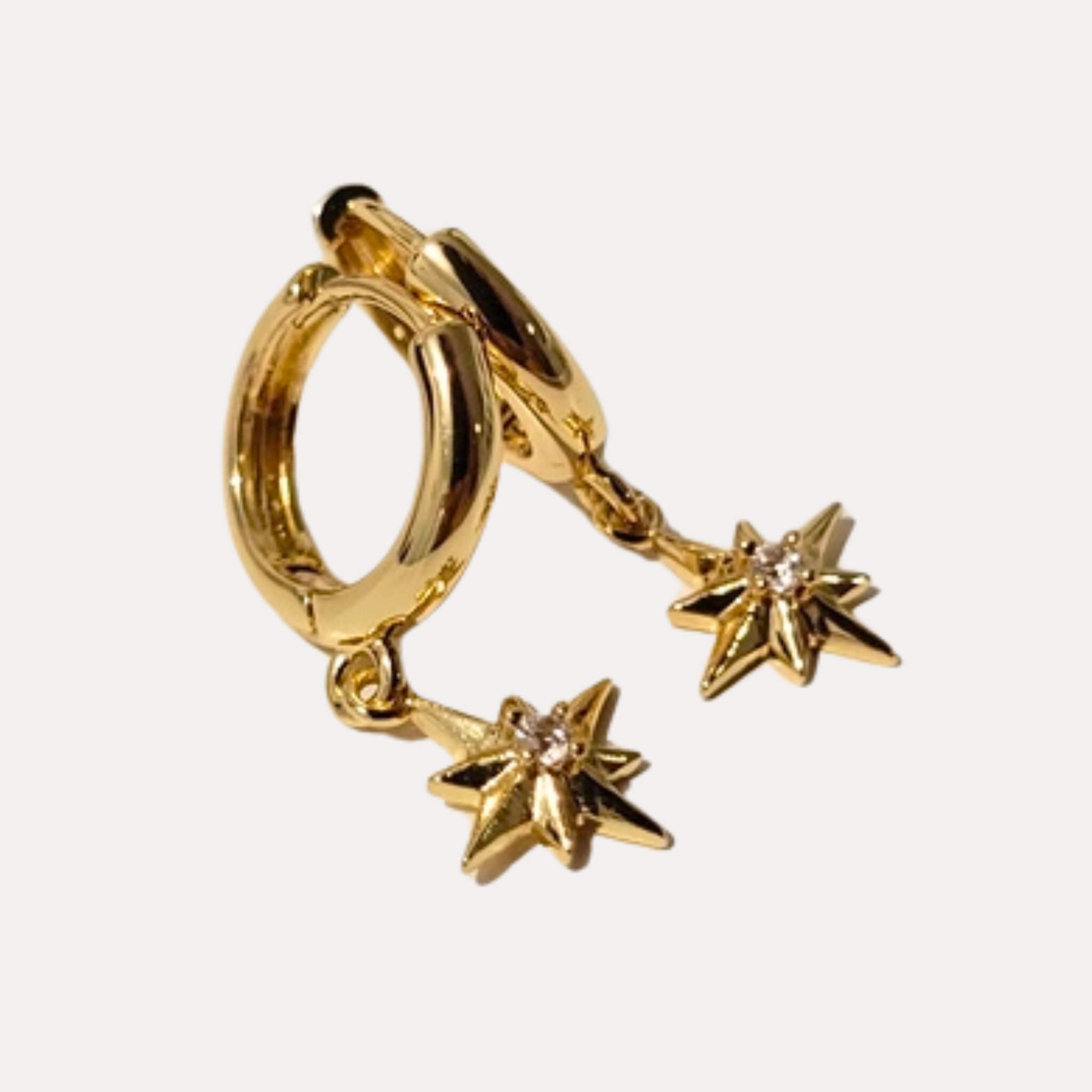 Boucles d’oreilles Noam acier inoxydable - Bijoux Croix