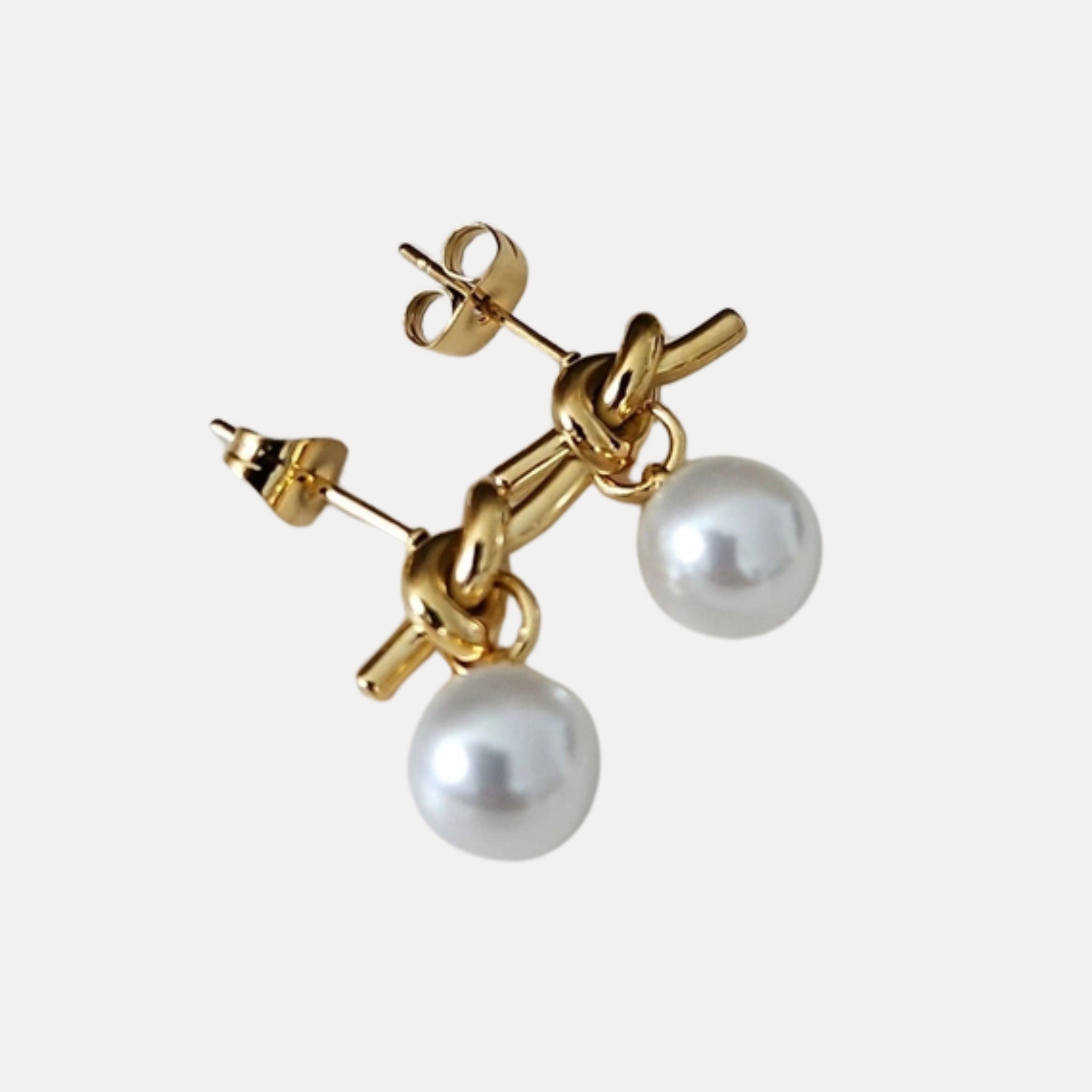 Boucles d’oreilles Perles Yaël Acier Inoxydable - Bijoux Croix