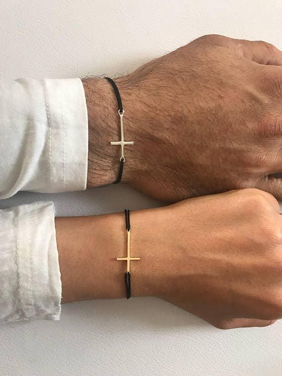 Bracelet "Agapé" en Plaqué Or ou Argent 925 - Bijoux Croix