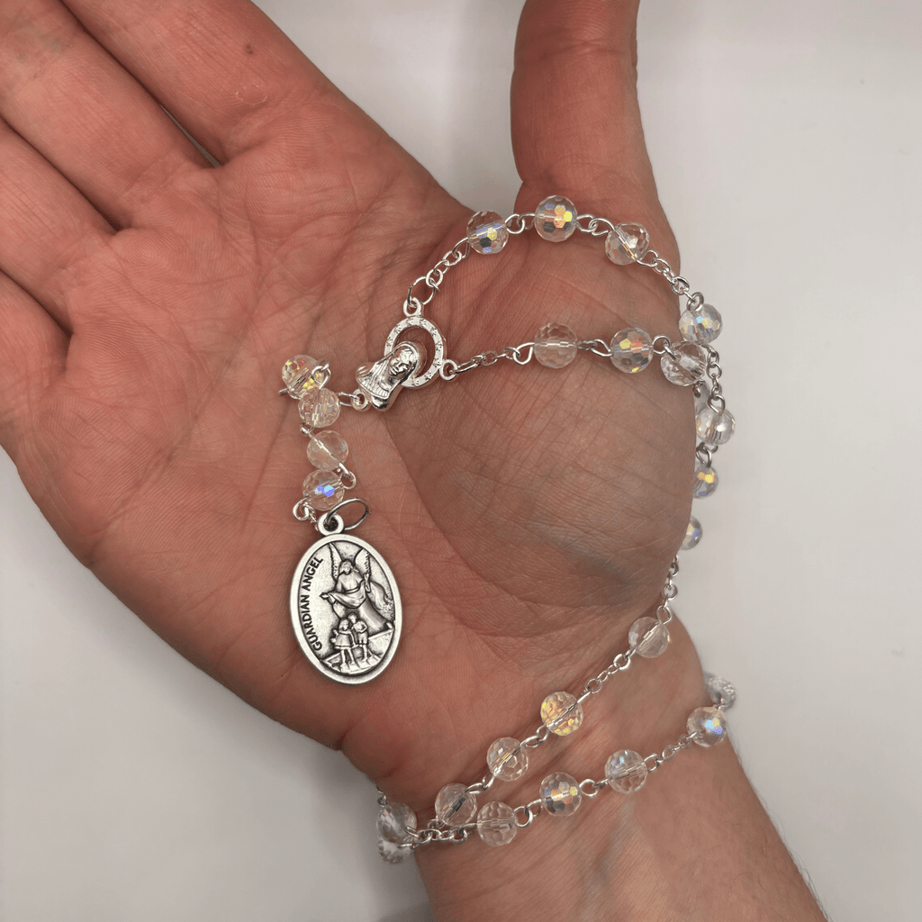 Chapelet de Saint Michel en cristal - Bijoux Croix