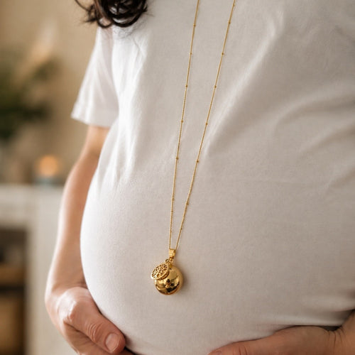 Bola de Grossesse Doré – Arbre de Vie - Bijoux Croix