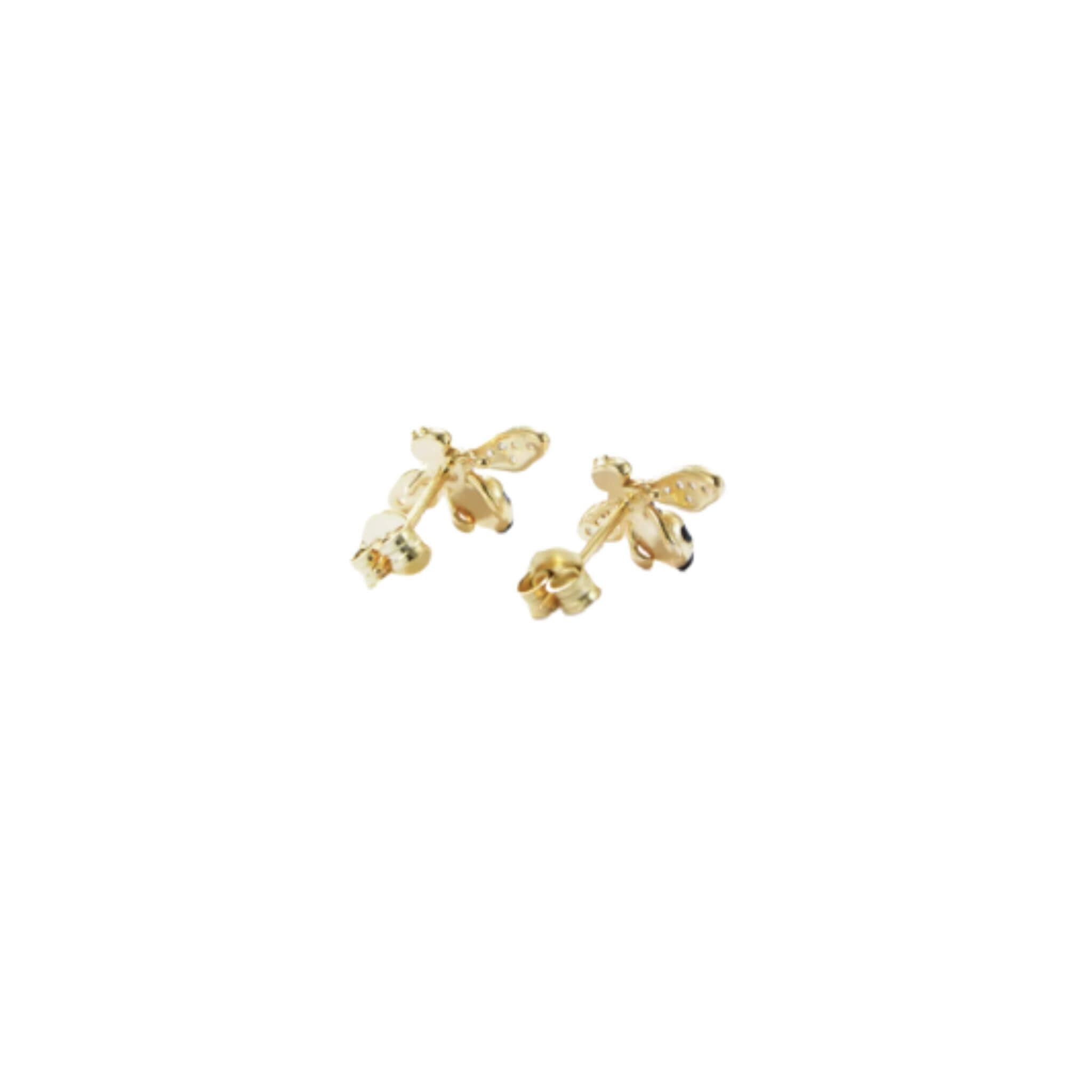 Boucles d'oreilles Abeille Divine - Bijoux Croix