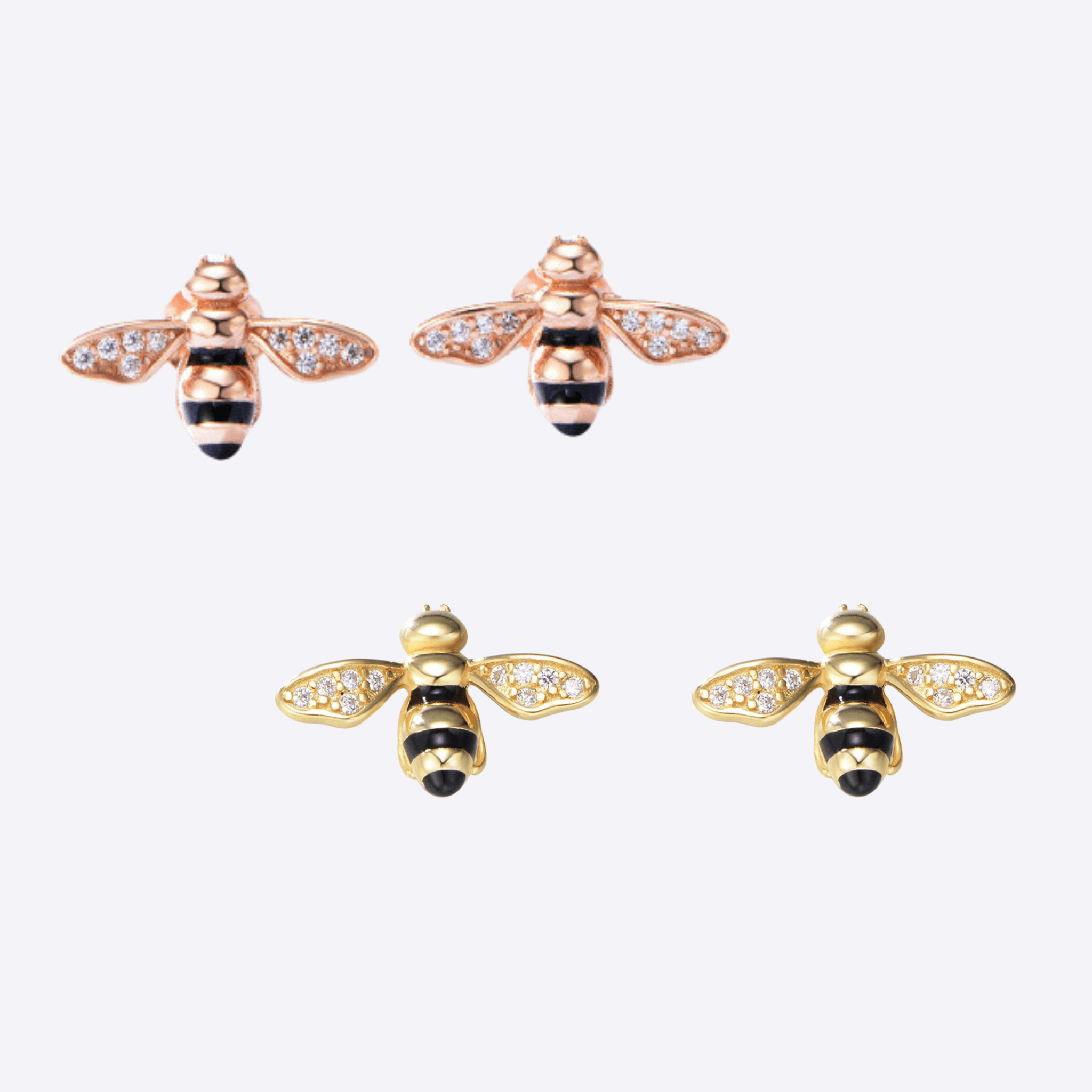Boucles d'oreilles Abeille Divine - Bijoux Croix