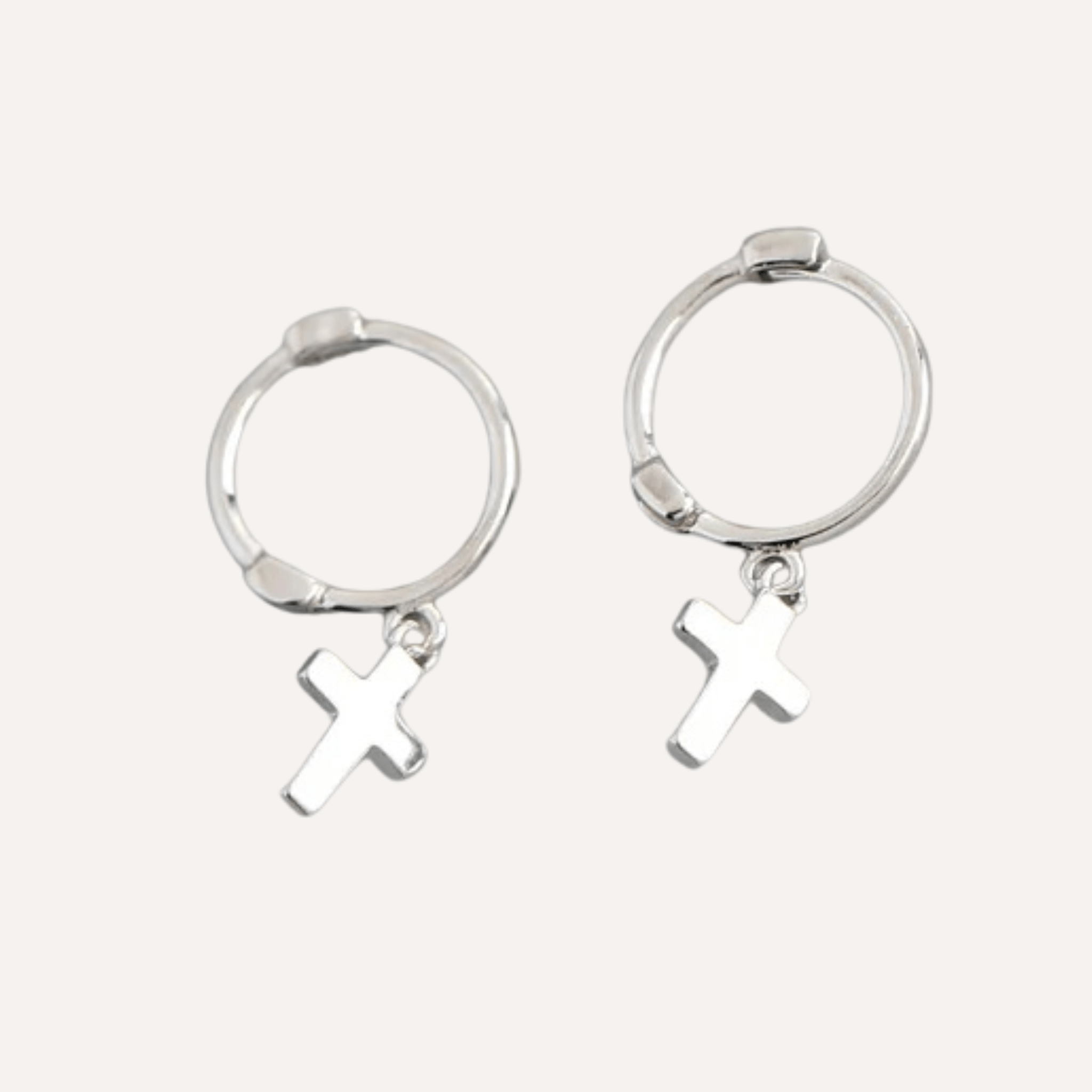 Boucles d’oreilles Alliance Argent - Bijoux Croix