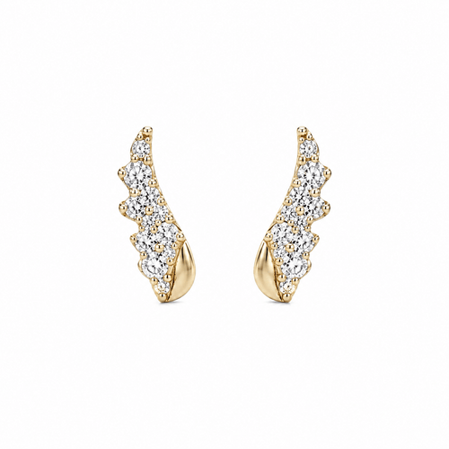 Boucles d'oreilles Anges Heaven Drop - Bijoux Croix