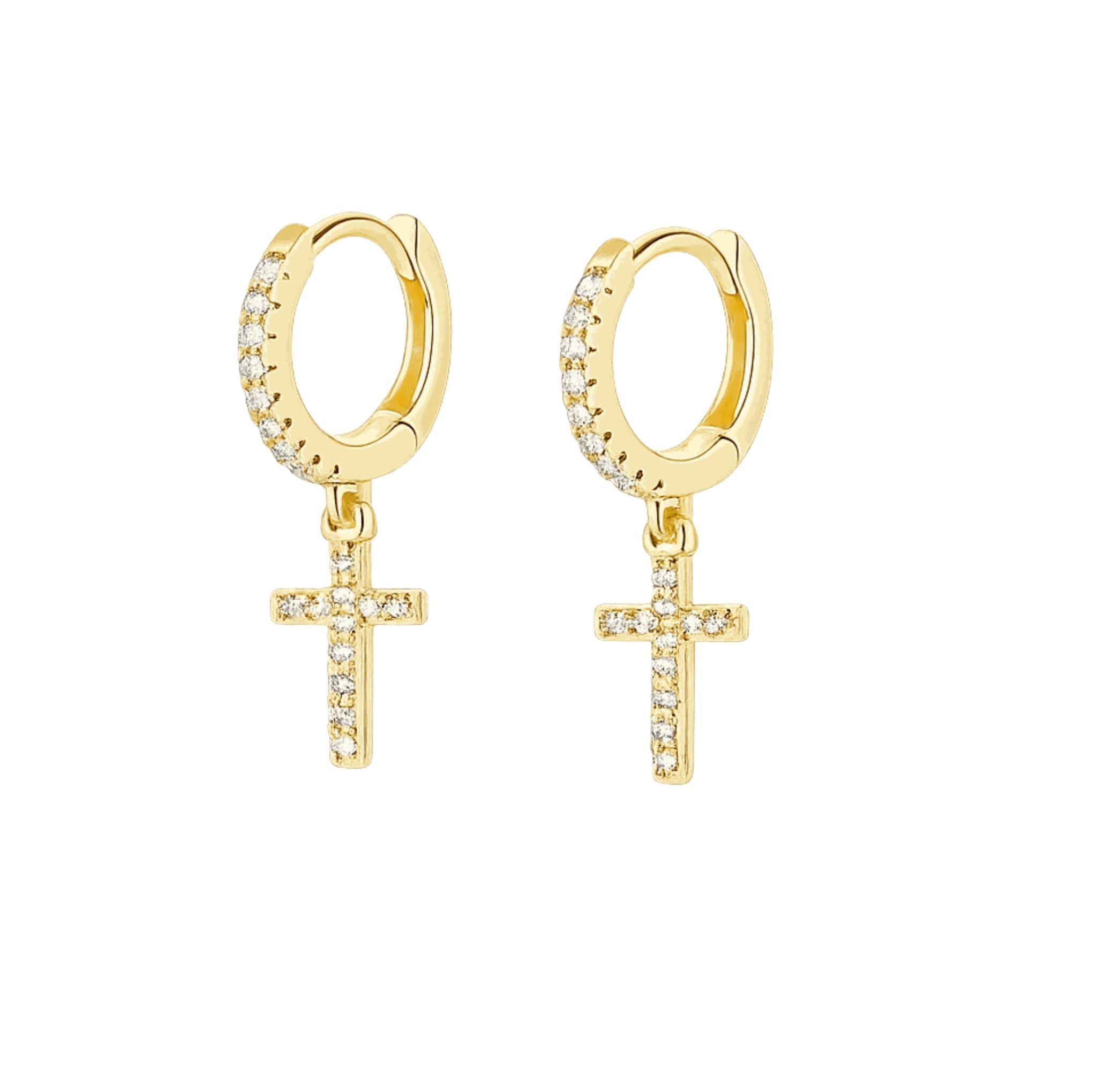 Boucles d’oreilles Croix Noa - Bijoux Croix
