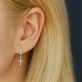 Pendientes de cruz Noa - Bijoux Cruz