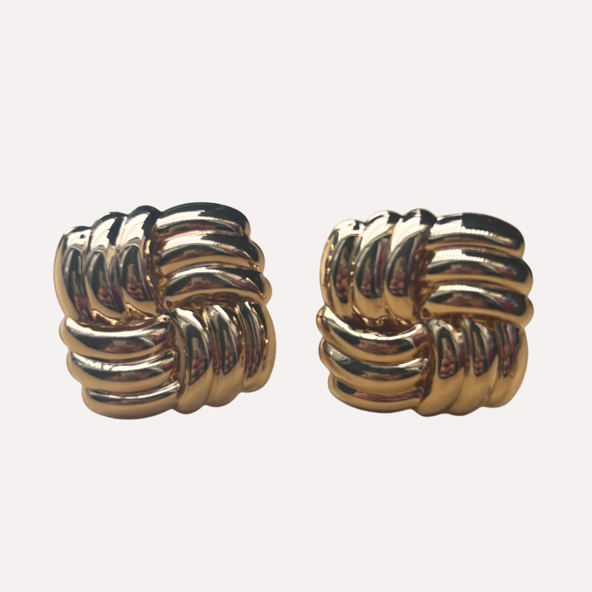 Boucles d'oreilles Lien - Acier Inoxydable 