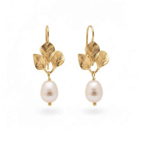 Boucles d'oreilles Oliviera - Perle d'eau douce - Bijoux Croix